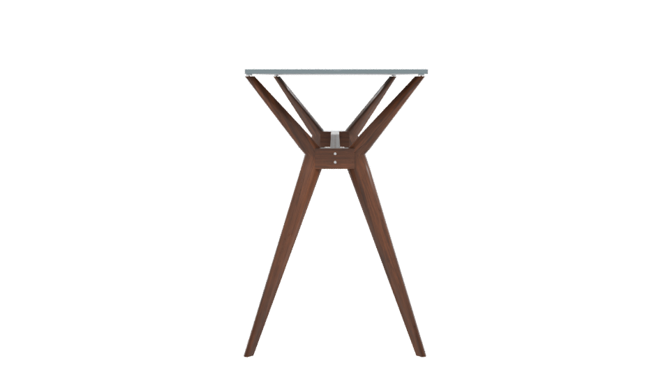 Stylish Wooden Accent Table 3D - Professional 3D Model Render 11