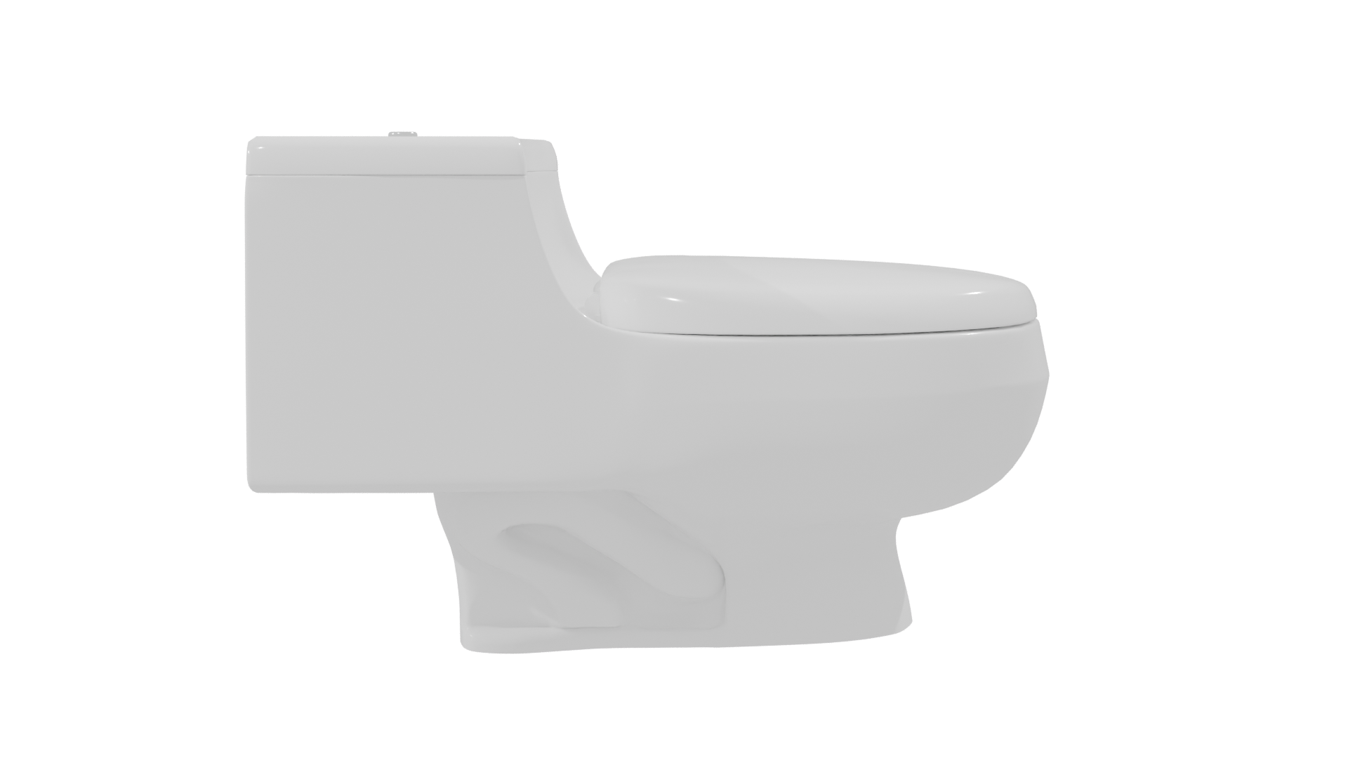 Modern Bathroom Toilet Model 3D - Professional 3D Model Render 8