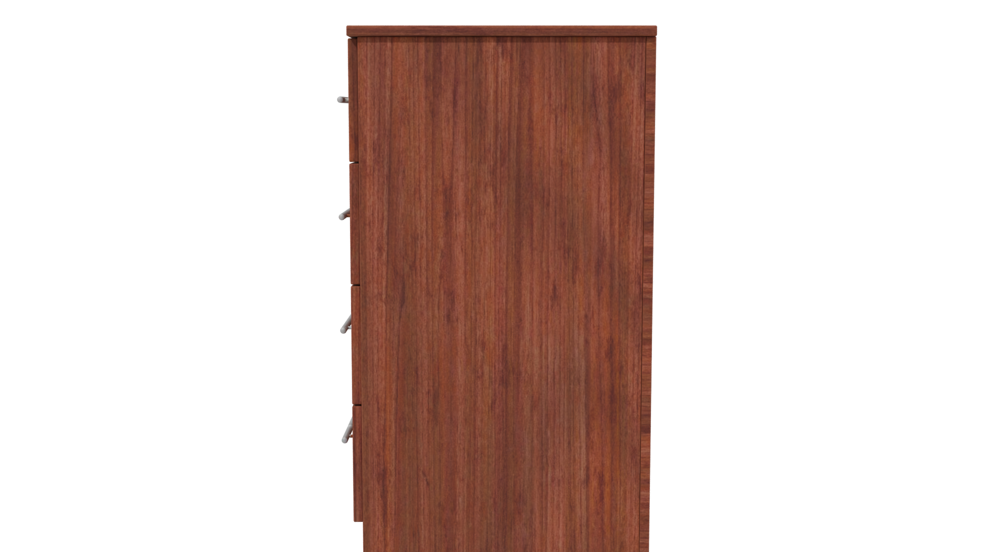 Wooden Modern 8-Drawer Dresser - Professional 3D Model Render 2