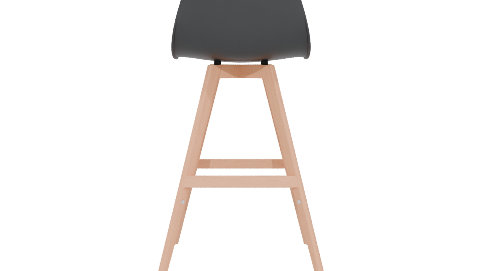 Stylish Bar Stool 3D Model - Professional 3D Model Render 5