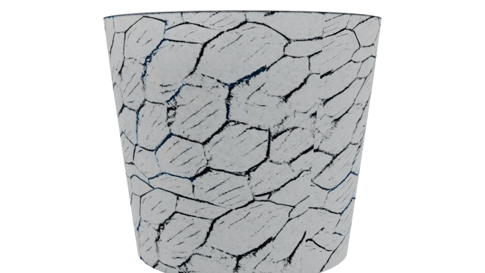 Artistic Decorative Pot 3D Model - Professional 3D Model Render 4