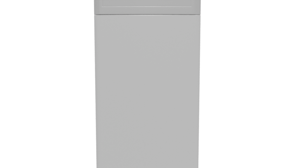 Compact Top-Load Washing Machine 3D - Professional 3D Model Render 5