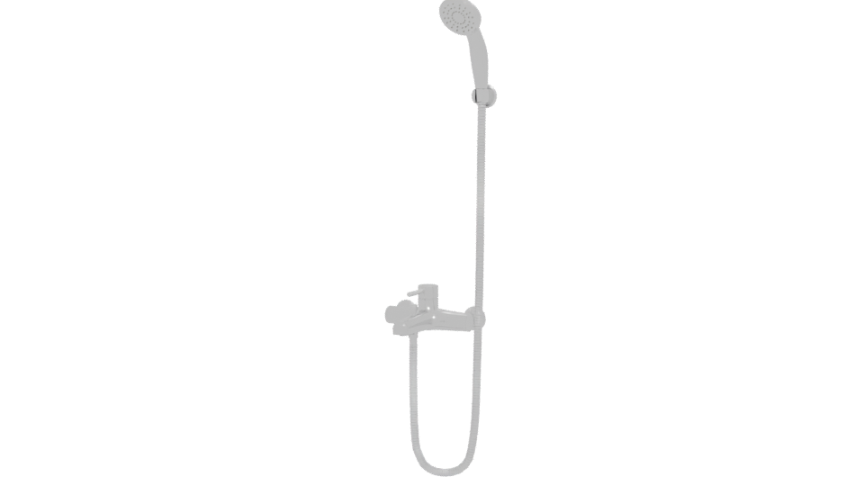 Stylish Shower Mixer 3D Model - Professional 3D Model Render 12