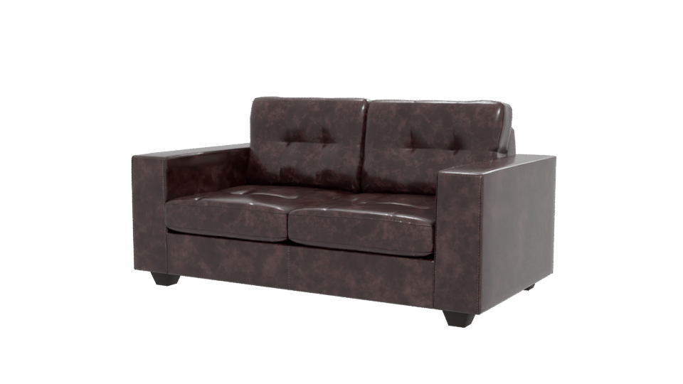 Stylish Leather Sofa 3D Model - Professional 3D Model Render 12