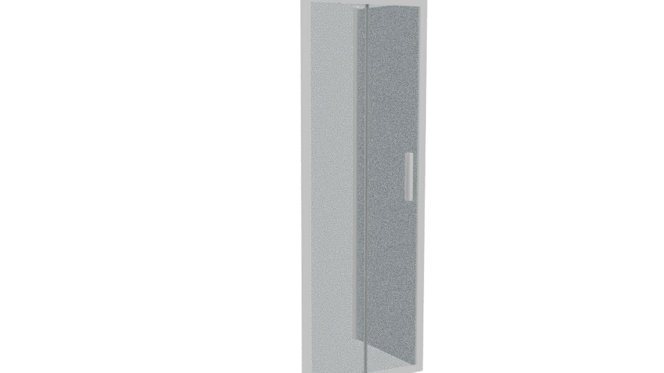 Stylish Glass Shower Door 3D - Professional 3D Model Render 10