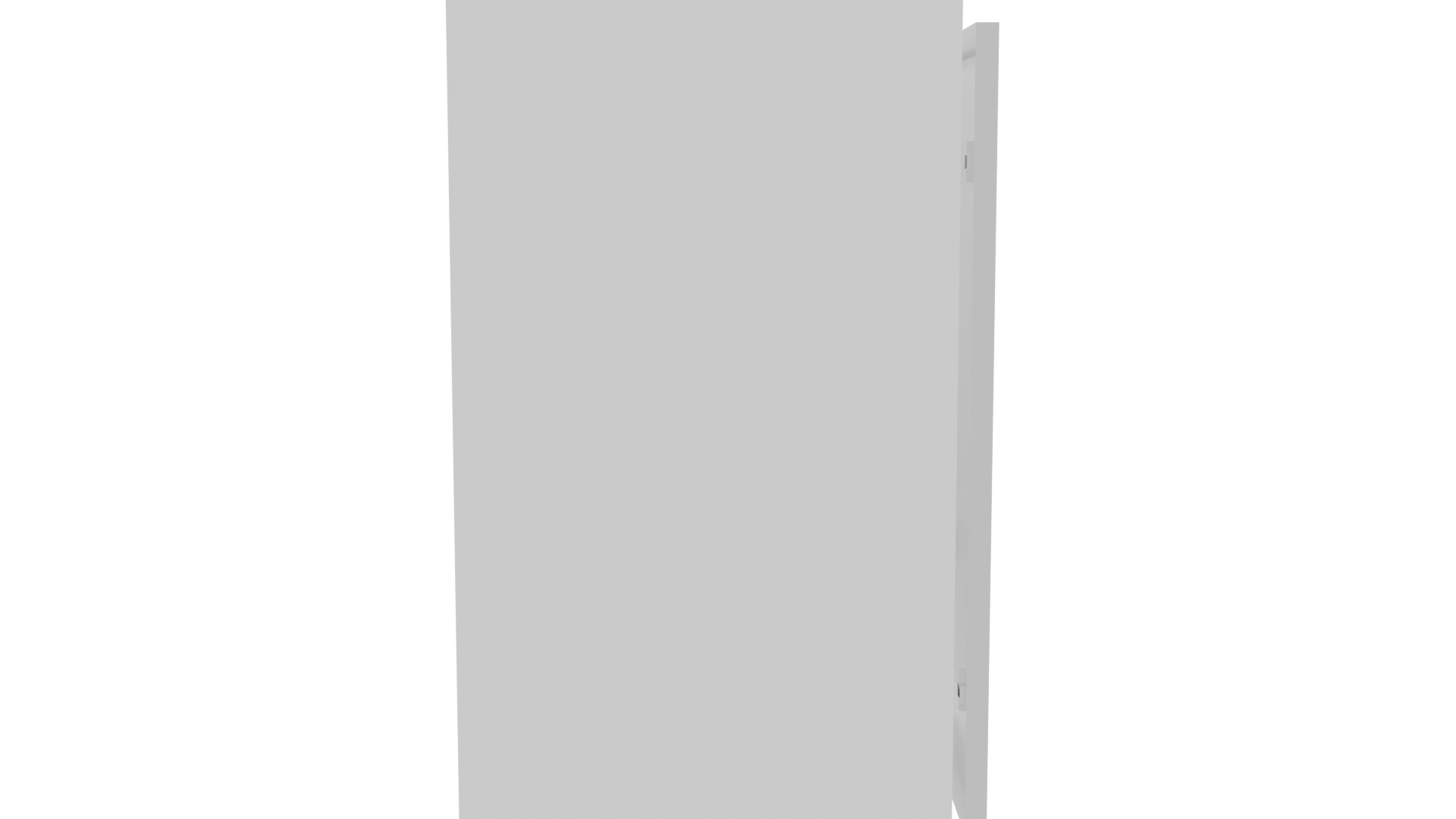 Minimalist Two-Door Cabinet Model - Professional 3D Model Render 8