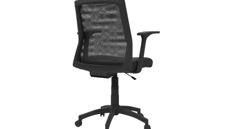 Sleek Modern Office Chair 3D - Professional 3D Model Render 6