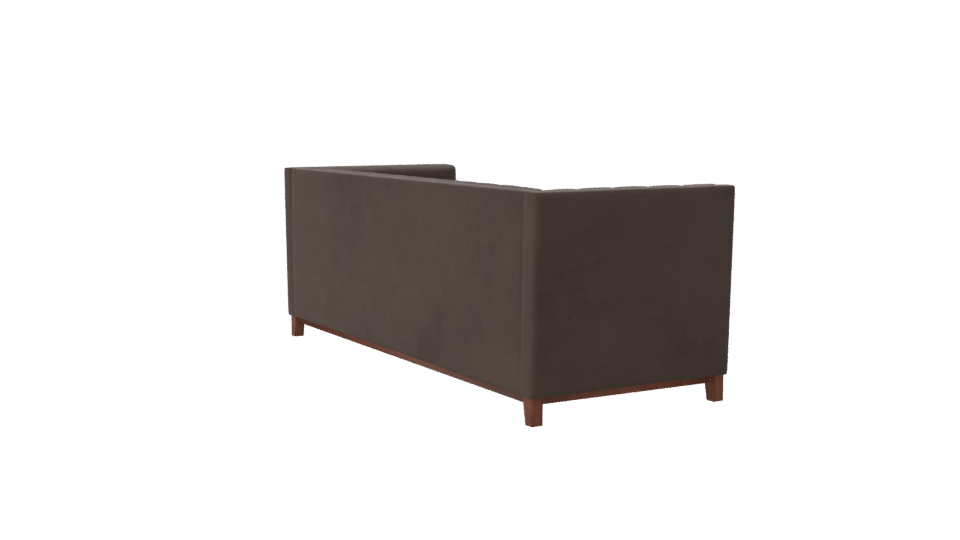 Sofa Roma 3C Velvet Chocolate 3D - Professional 3D Model Render 7