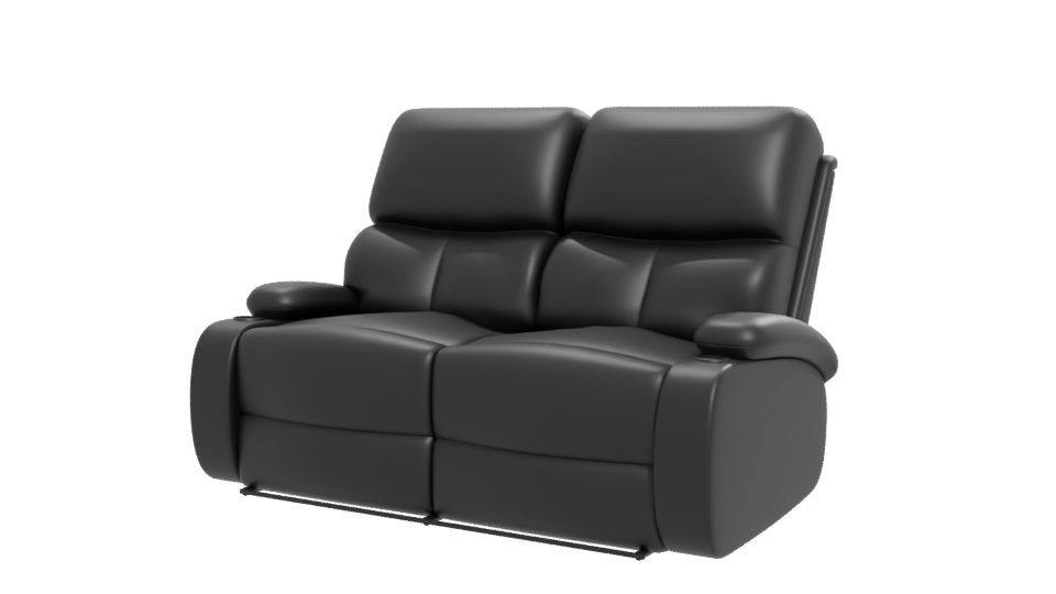Stylish Reclining Sofa 3D Model - Professional 3D Model Render 12