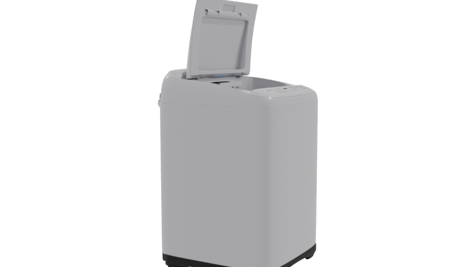 Modern Household Washing Machine 3D - Professional 3D Model Render 9