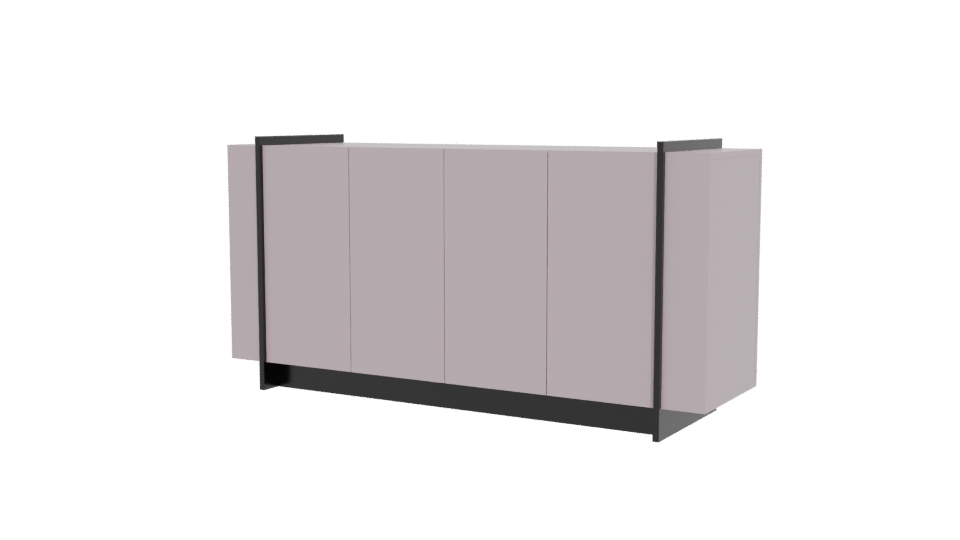 Modern Buffet Cabinet 3D Model - Professional 3D Model Render 12