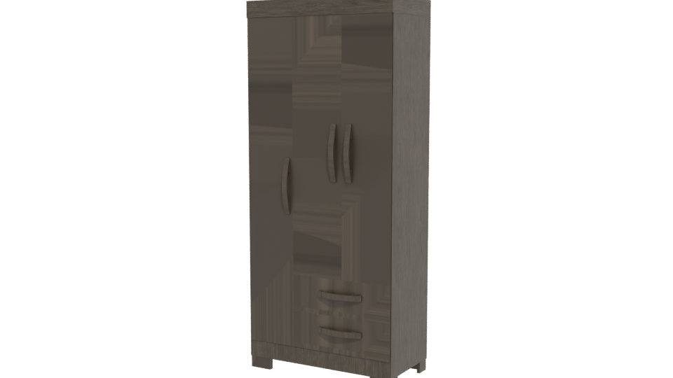 Stylish Modern Cabinet 3D Model - Professional 3D Model Render 12