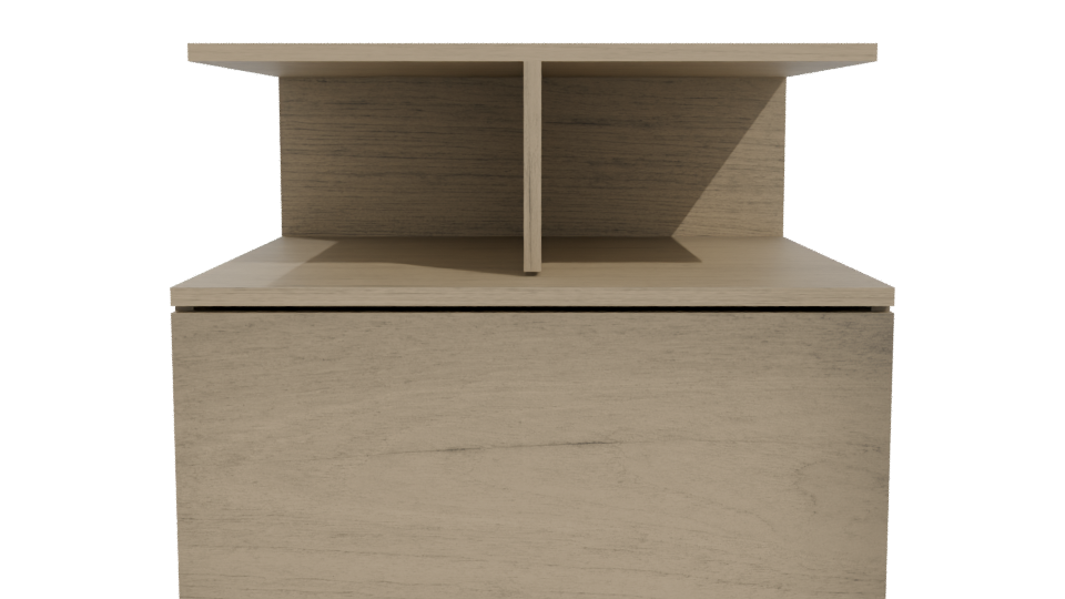 Minimalist Wooden Coffee Table 3D Model - Professional 3D Model Render 11