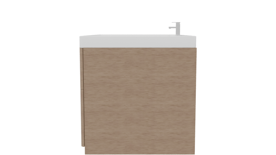 Elegant Wooden Bathtub Model - Professional 3D Model Render 2