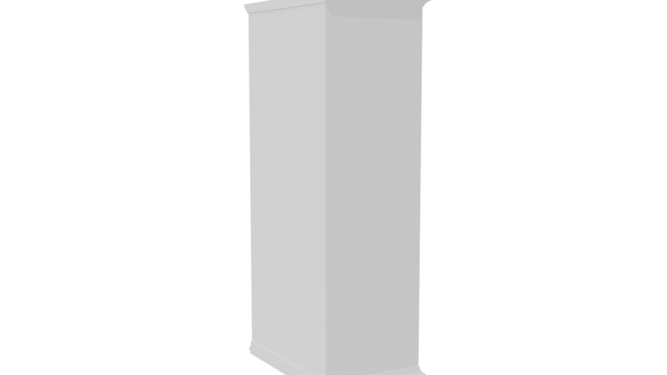 Elegant Minimalist Cabinet 3D Model - Professional 3D Model Render 7