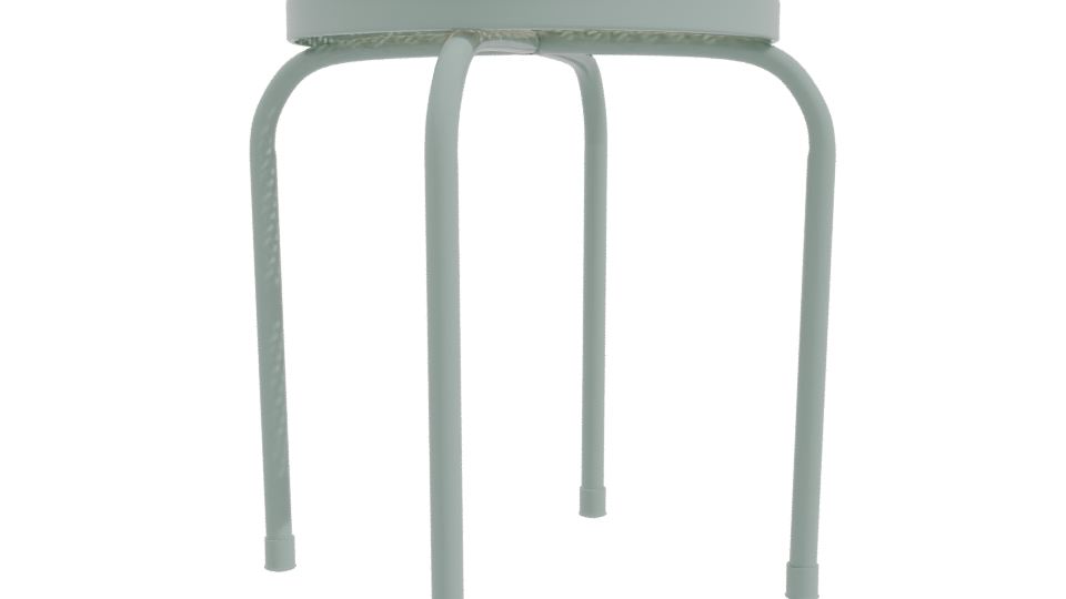 Stylish Minimalist Stool Model - Professional 3D Model Render 10