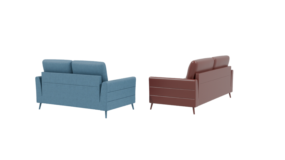 Contemporary Sofa Set 3D Model - Professional 3D Model Render 3