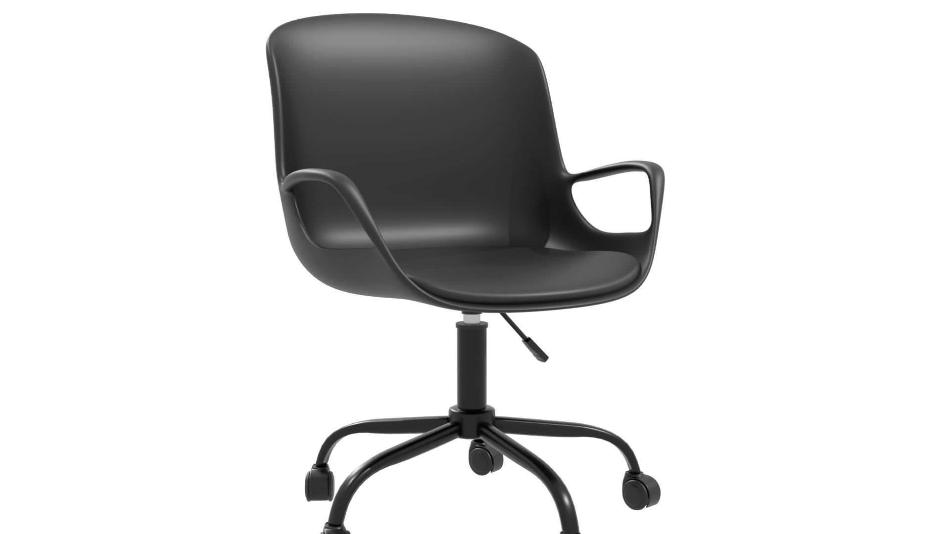Sleek Modern Swivel Office Chair 3D Model - Professional 3D Model Render 10