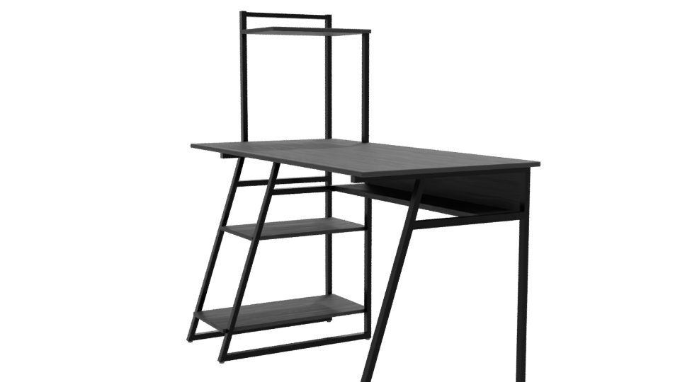 Contemporary Office Desk 3D Model - Professional 3D Model Render 13