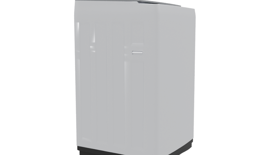 Stylish Household Washing Machine 3D - Professional 3D Model Render 9