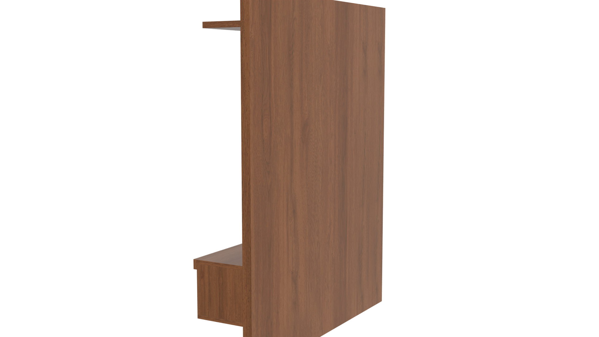 Stylish Wooden Wall-Mounted Storage Unit 3D Model - Professional 3D Model Render 8