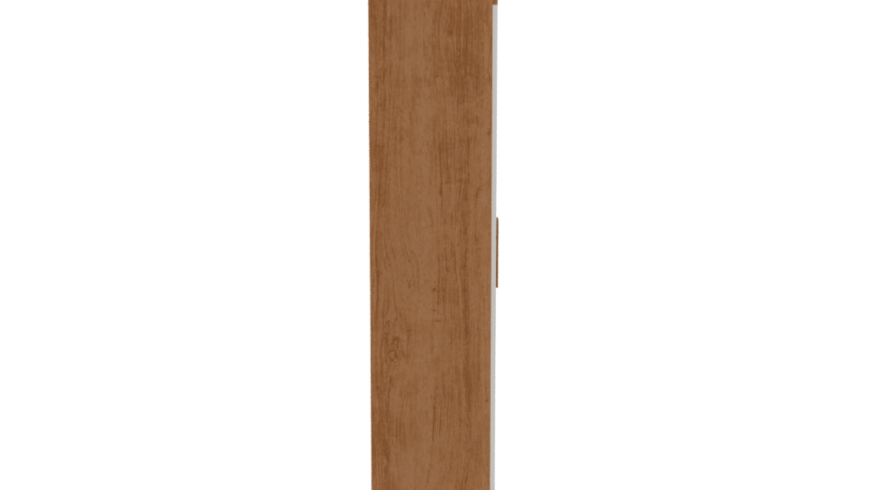 Stylish Wooden Wardrobe 3D Model - Professional 3D Model Render 8