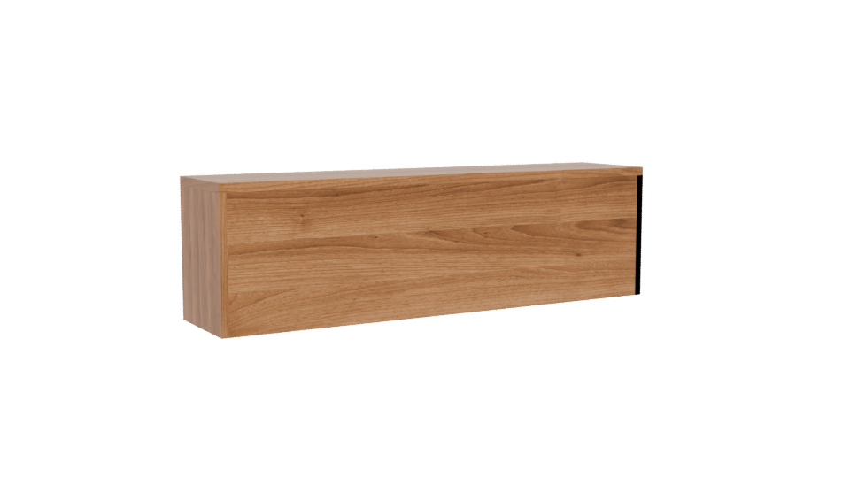 Modern Wooden TV Rack 3D - Professional 3D Model Render 4