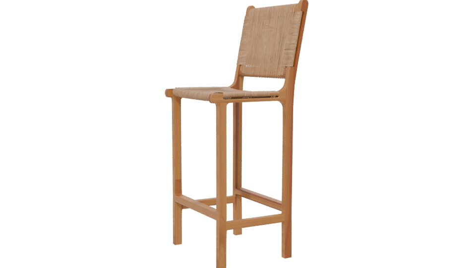 Stylish Bar Stool 3D Model - Professional 3D Model Render 13