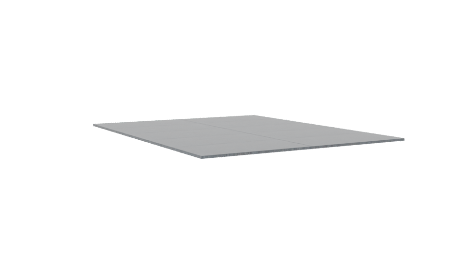 Sleek Metal Floor Panel Model - Professional 3D Model Render 13