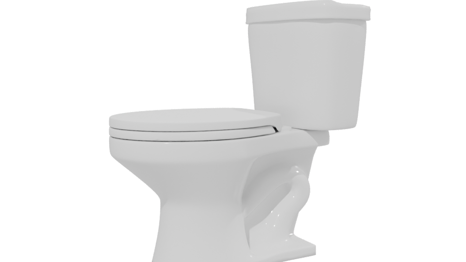 Stylish Modern Toilet 3D Model - Professional 3D Model Render 13