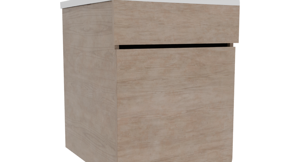 Minimalist Wooden Storage Box 3D - Professional 3D Model Render 10