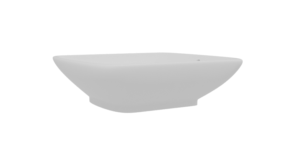 Minimalist White Basin 3D Model - Professional 3D Model Render 13