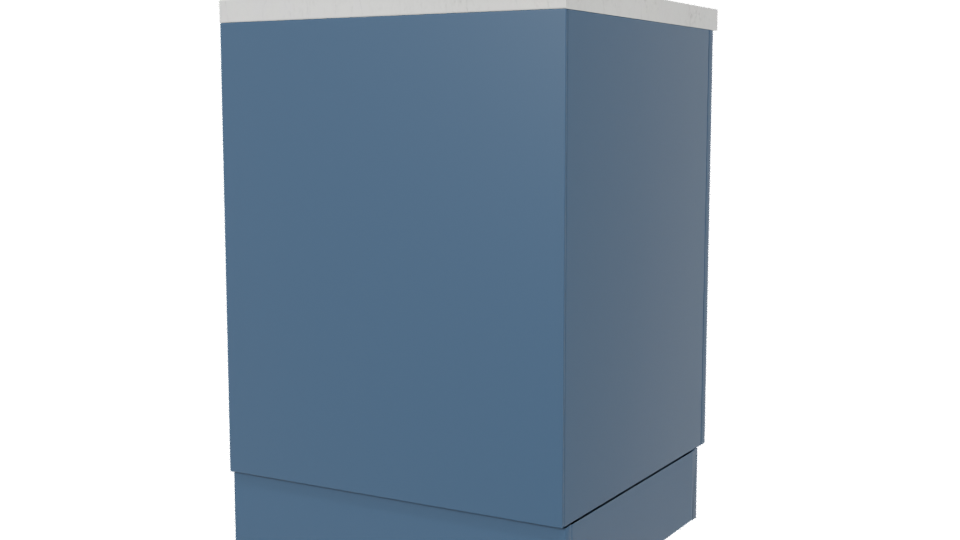 Under-Mount Kitchen Sink 3D Model - Professional 3D Model Render 6