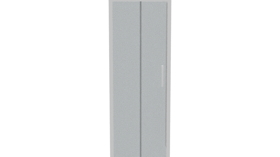 Stylish Glass Shower Door 3D - Professional 3D Model Render 11