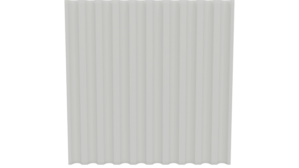 Stylish Modern Partition Wall 3D Model - Professional 3D Model Render 5