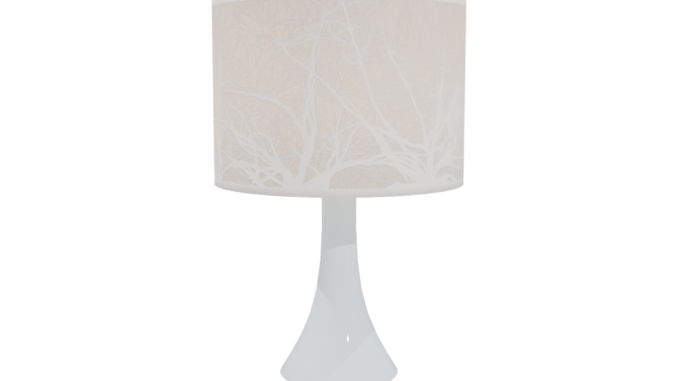 Stylish Touch Table Lamp 3D - Professional 3D Model Render 4