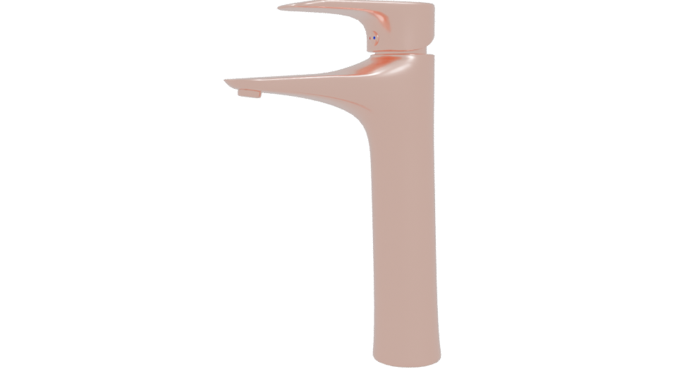 Stylish Modern Sink Faucet 3D Model - Professional 3D Model Render 4