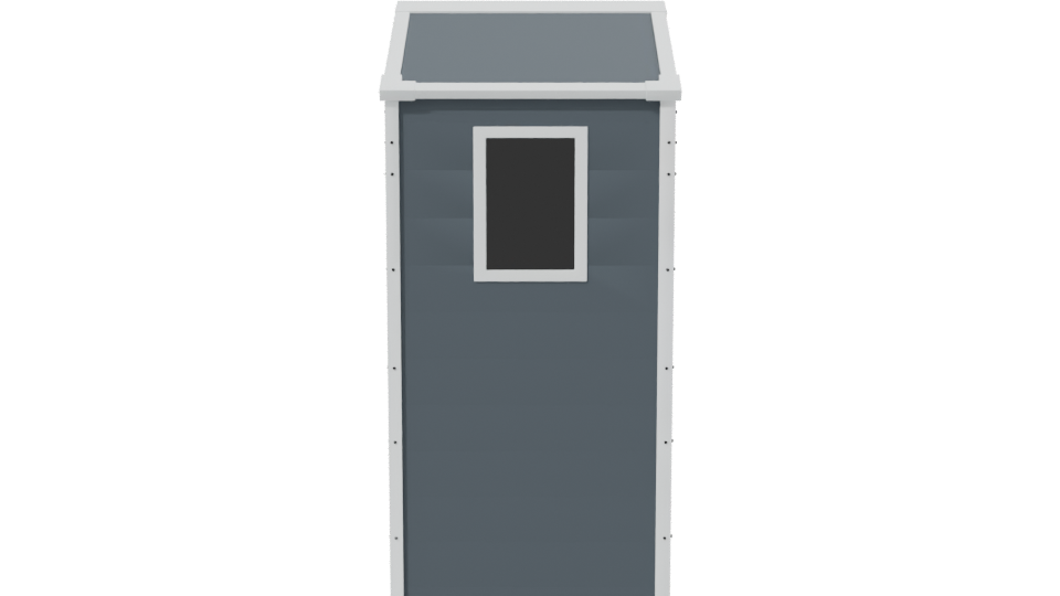 Stylish Outdoor Storage Shed 3D - Professional 3D Model Render 2