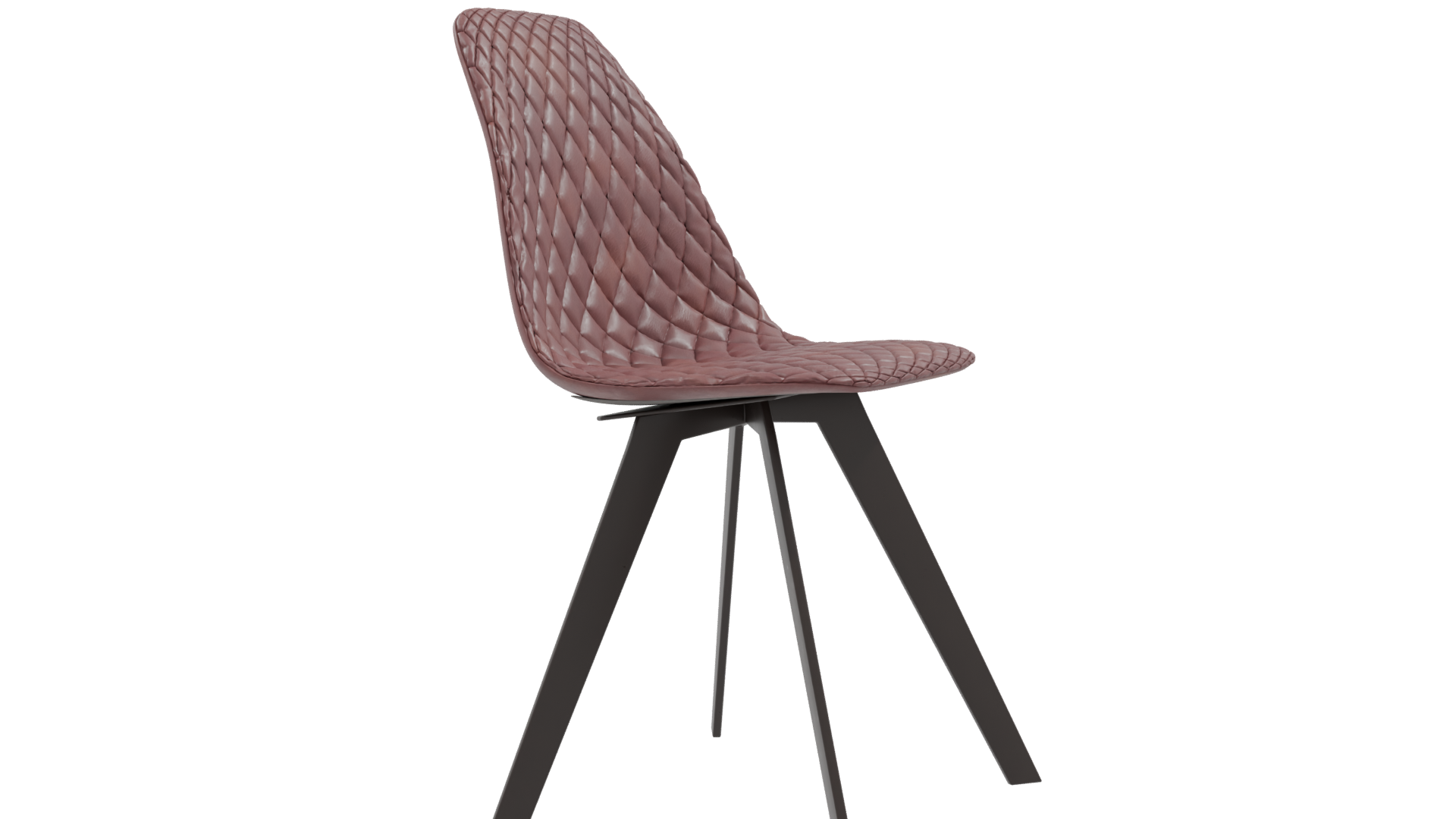 Stylish Textured Dining Chair Model - Professional 3D Model Render 24
