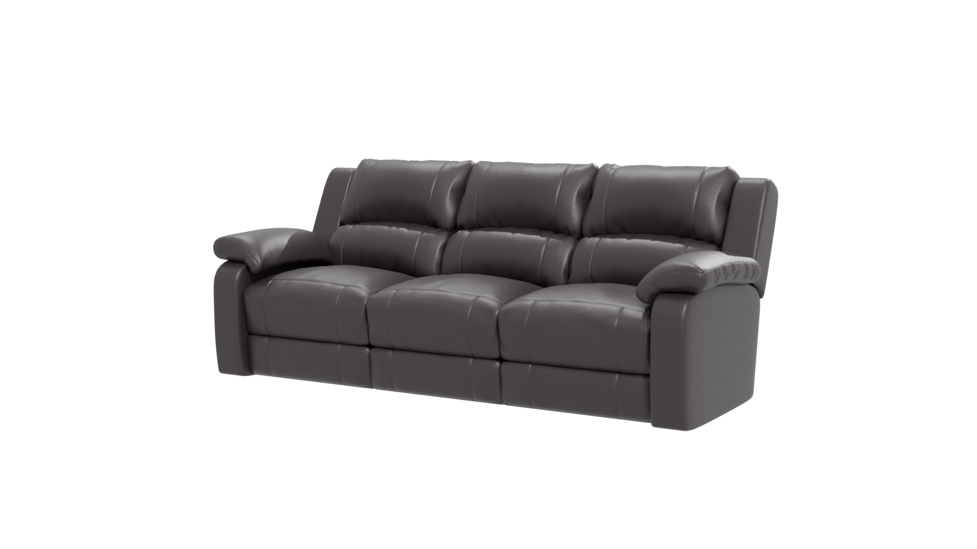 Luxurious Reclining Sofa Model - Professional 3D Model Render 12