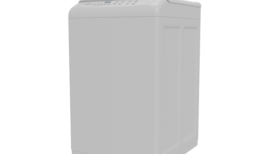 Top Loader Washing Machine 3D Model - Professional 3D Model Render 12