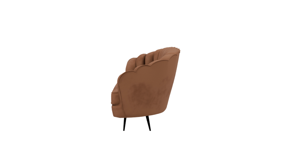 Stylish Vintage Sofa Model - Professional 3D Model Render 2