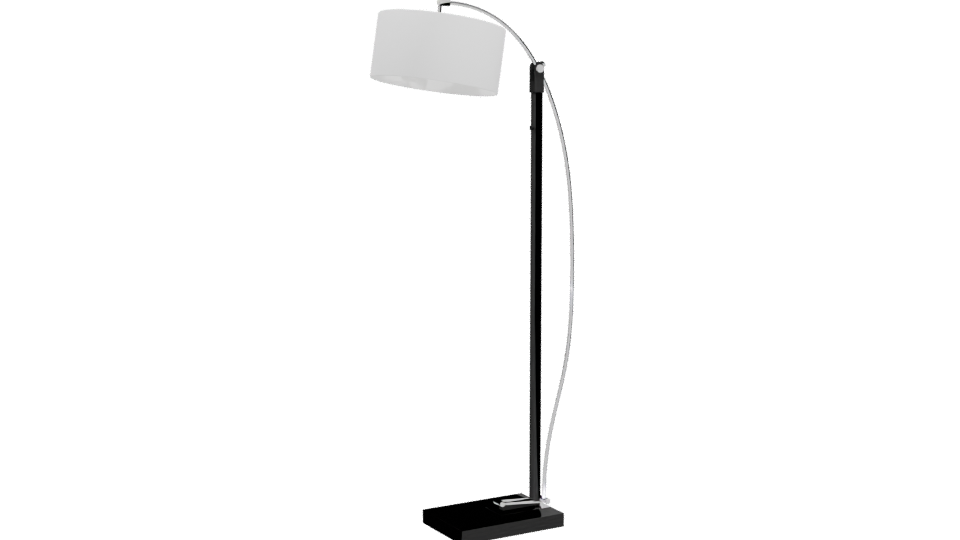 Sleek Modern Floor Lamp 3D Model - Professional 3D Model Render 4