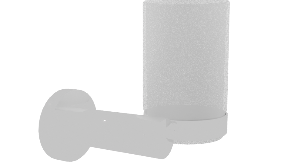 Stylish Bathroom Glass Holder 3D - Professional 3D Model Render 9