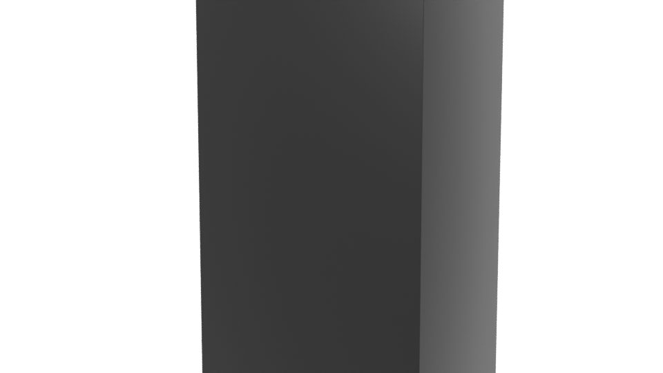 Stylish Open Fridge Model - Professional 3D Model Render 6