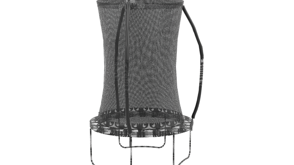 Stylish Modern Trash Can 3D - Professional 3D Model Render 2