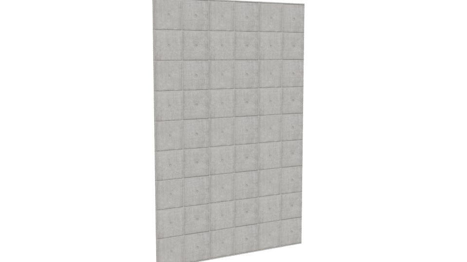 Concrete Wall Panel 3D Model - Professional 3D Model Render 4