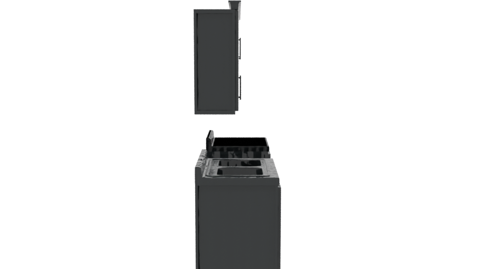 Stylish Kitchen Cabinet Set 3D - Professional 3D Model Render 8