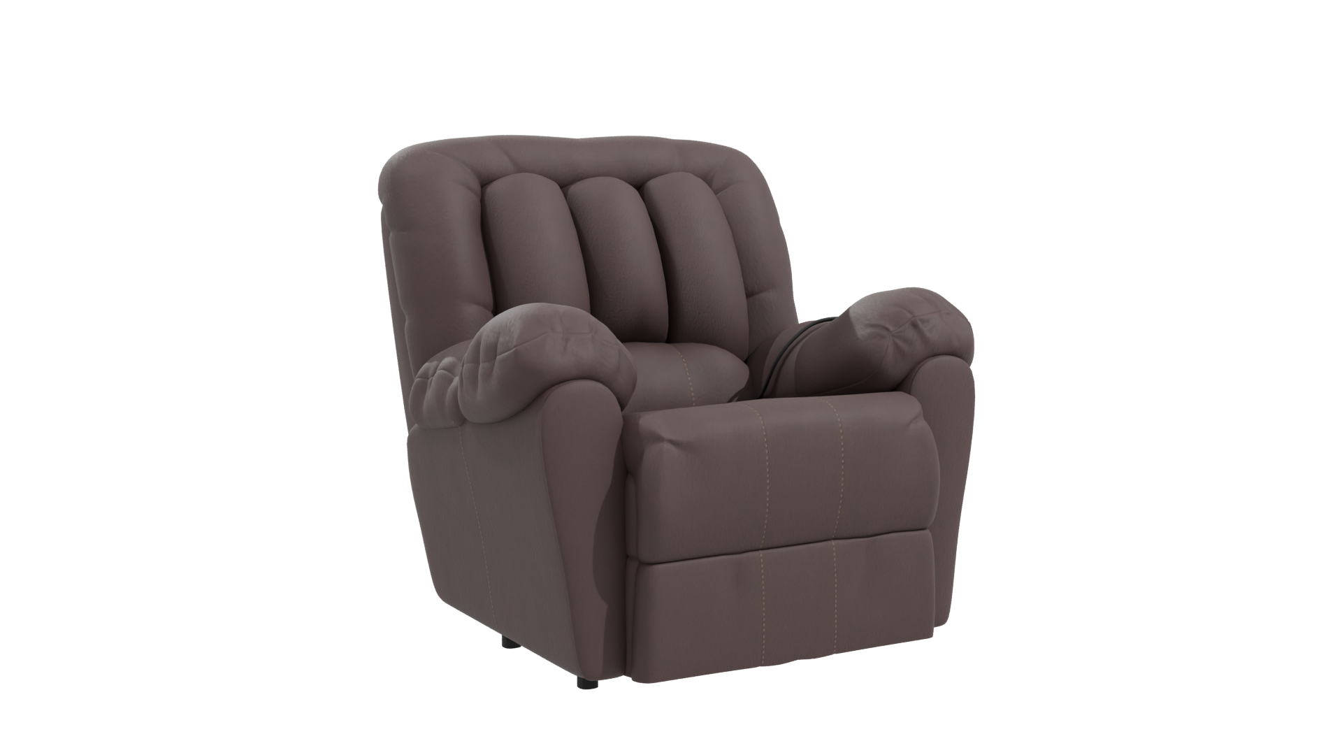 Realistic Recliner Armchair 3D - Professional 3D Model Render 10