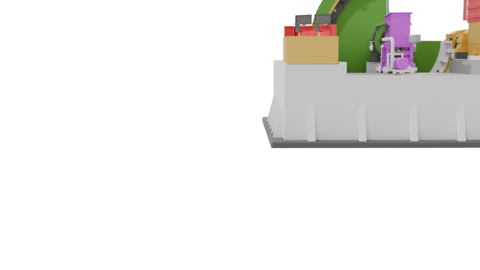 Industrial Machinery 3D Model - Professional 3D Model Render 8